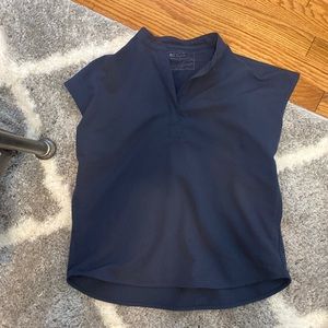 FIGS midnight sky oversized scrub top